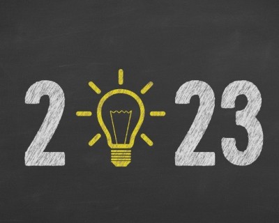 New year 2023 new idea concepts on blackboard background picture id1431150109 1