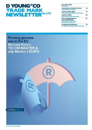 Trade Mark <br>Newsletter<br> No.131 Nov 08, 2023