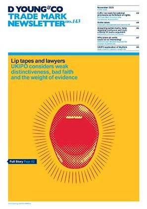 Trade Mark <br>Newsletter<br> No.143 Nov 10, 2025