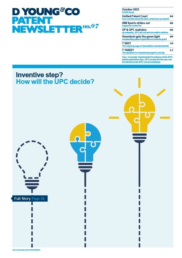 Patent newsletter Latest edition
