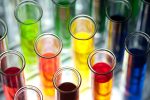 Website event colourful test tubes