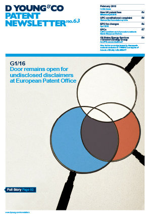 Patent Newsletter No.63