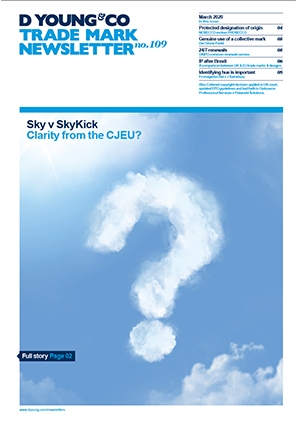 Trade Mark Newsletter No.109